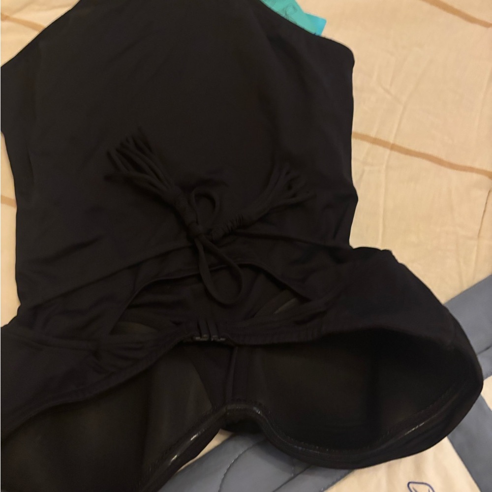 Black One-Piece Swimsuit